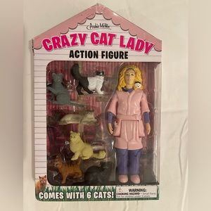 NIB Crazy Cat Lady Action Figure